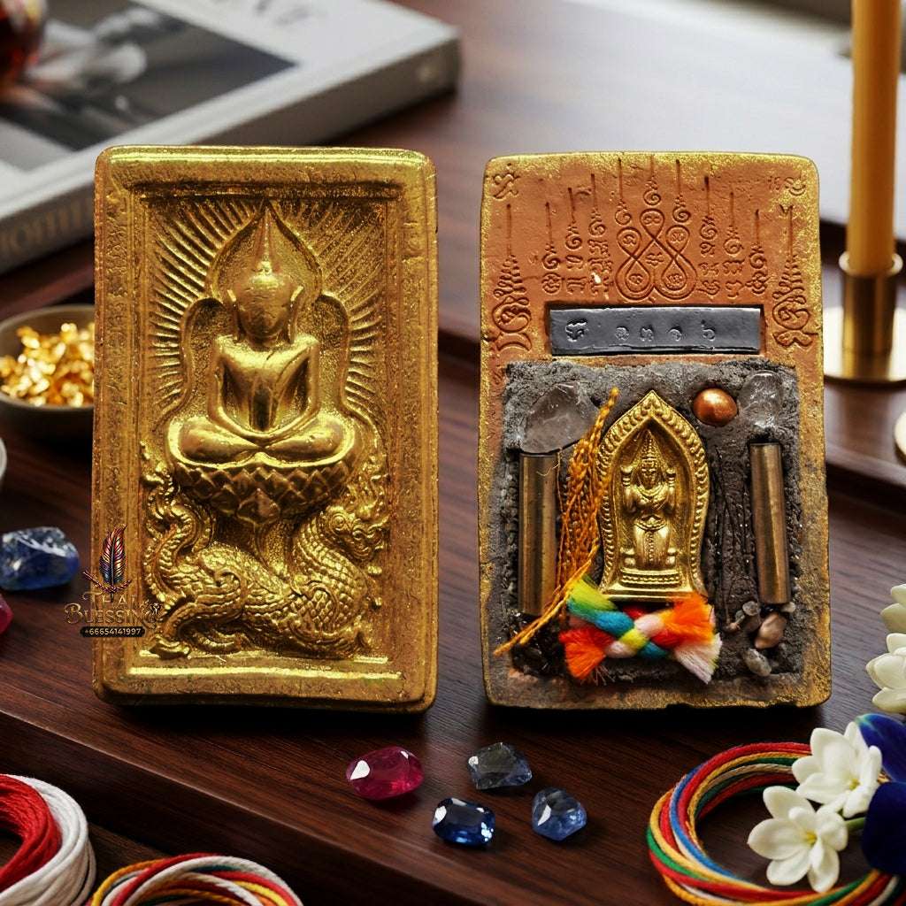 ✨ Authentic Thai Amulet Phra Somdej Waek Marn Ananta Sub Blessed Talisman for Prosperity and Protection Thai Blessing Co By RURUECHA