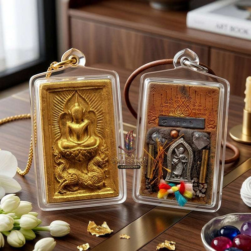 Authentic Thai Amulet Phra Somdej Waek Marn Ananta Sub Blessed Talisman for Prosperity and Protection Thai Blessing Co By RURUECHA