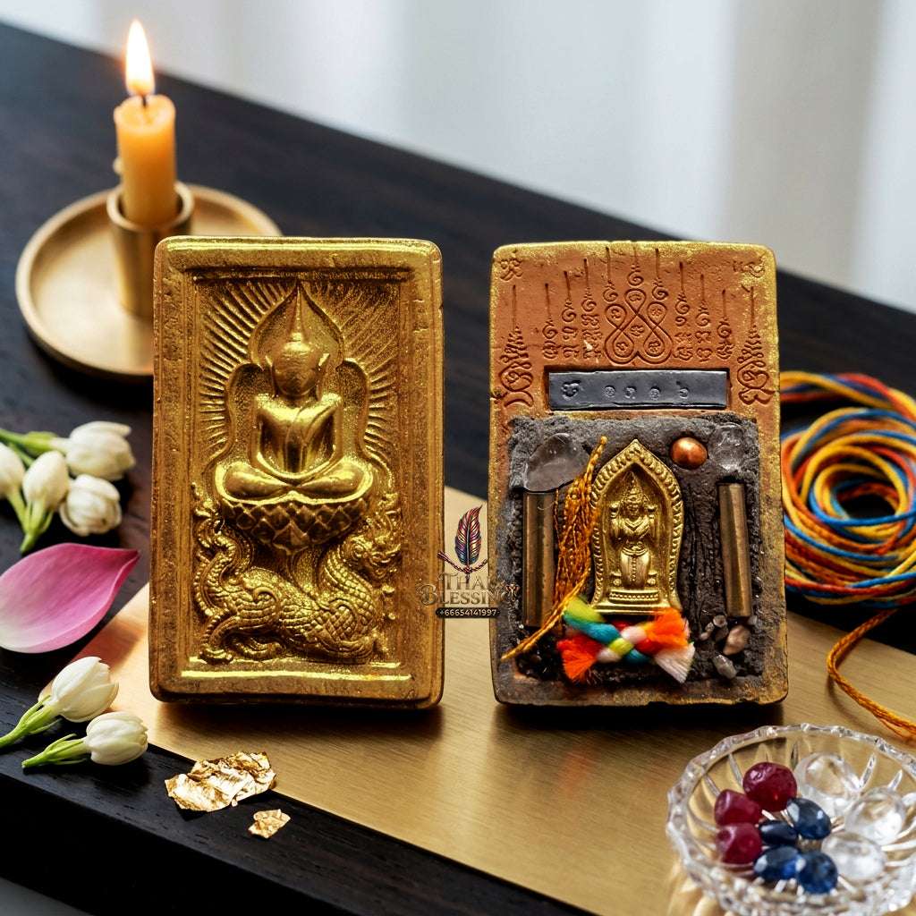 ✨ Authentic Thai Amulet Phra Somdej Waek Marn Ananta Sub Blessed Talisman for Prosperity and Protection Thai Blessing Co By RURUECHA