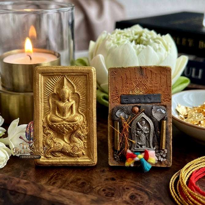 Authentic Thai Amulet Phra Somdej Waek Marn Ananta Sub Blessed Talisman for Prosperity and Protection Thai Blessing Co By RURUECHA