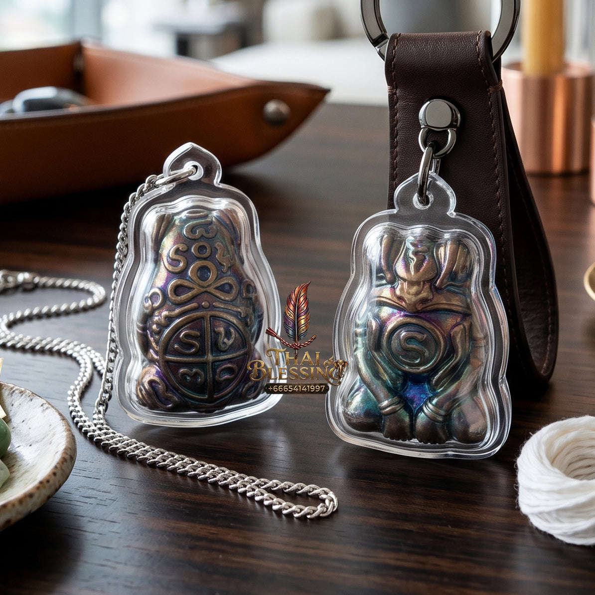 ✨👑🐸 Authentic Thai Amulet Sovereign Wealth Extraction Node - Khruba Kamfan Racha Choke Kop Kin Duean, Lanna Abundance Asset