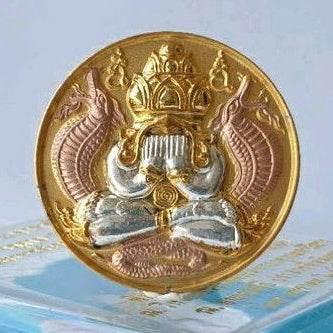 Authentic Phra Pid Ta Pang Pakarn Coin - Buy Blessing Coins for Spiritual Prosperity Default Title