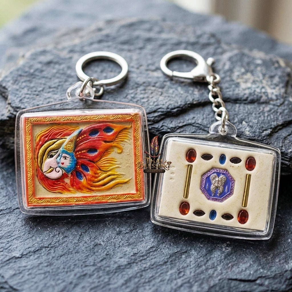 Authentic Thai Butterfly King Amulet "Thep Chamlaeng Phamon BE 2555" - Supreme Metta Charm, Sales Magnet & Wealth Attraction