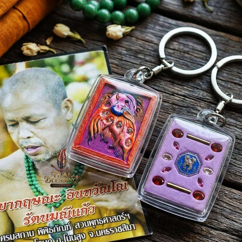 Authentic Thai Butterfly King Amulet "Thep Chamlaeng Phamon BE 2555" - Supreme Metta Charm, Sales Magnet & Wealth Attraction