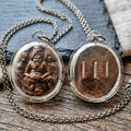Authentic Thai Charm Amulet "Lersi Khobut Maha Saneh" - Sacred Herbal Charm Powder with 3 Embedded Takrut Scrolls Thai Blessing Co By RURUECHA