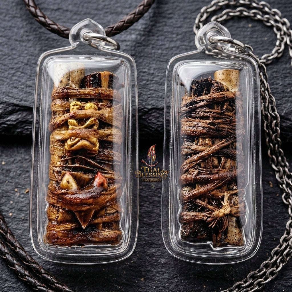 Authentic Thai Extreme Seduction Takrut "Ma Kiang Nang Dok Khru" - Supreme Carnal Magnetism, In Koo Seduction & Hypnotic Love Binding