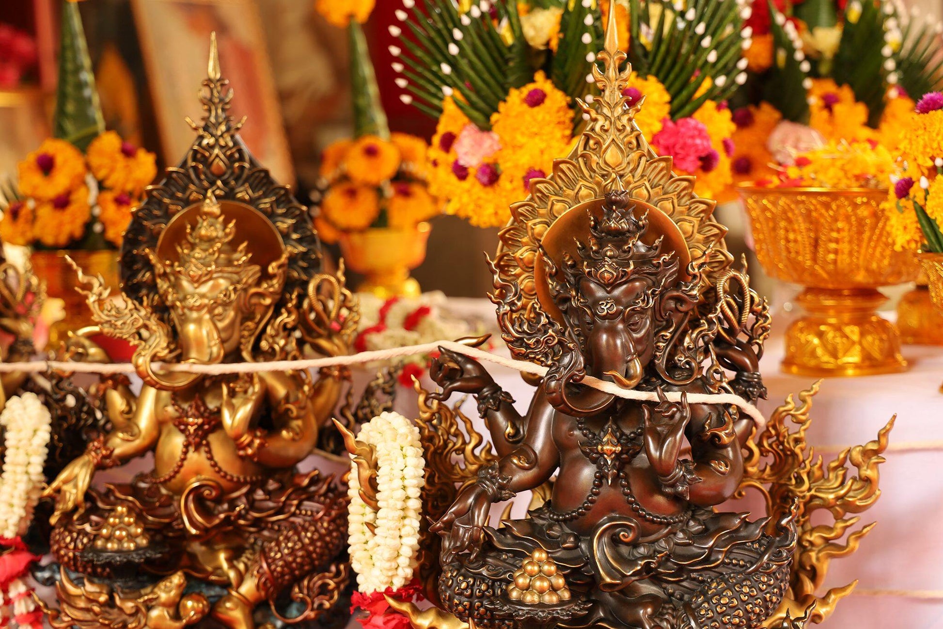 Authentic Thai Ganesh Amulet for Success - Phra Phikanet Ganesh Charm