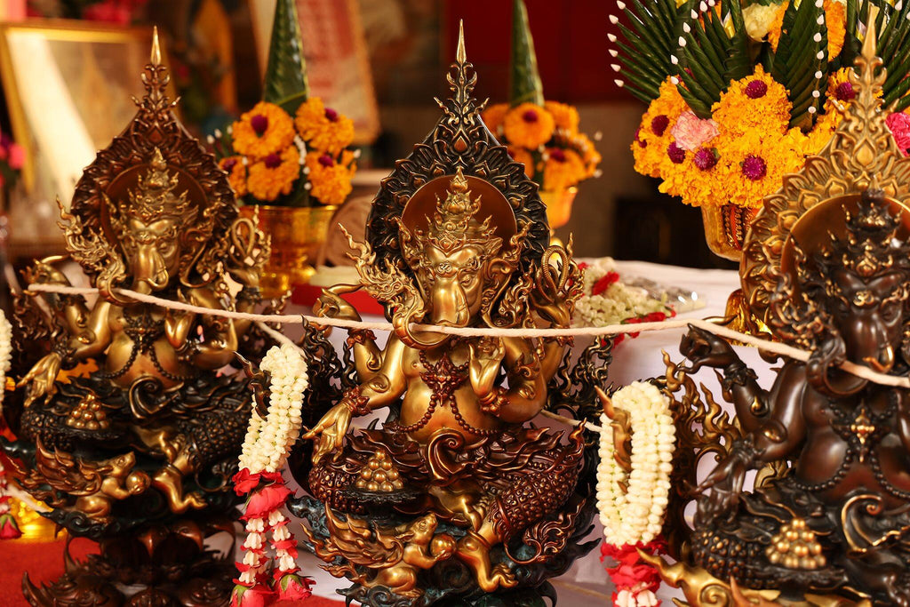 Authentic Thai Ganesh Amulet for Success - Phra Phikanet Ganesh Charm