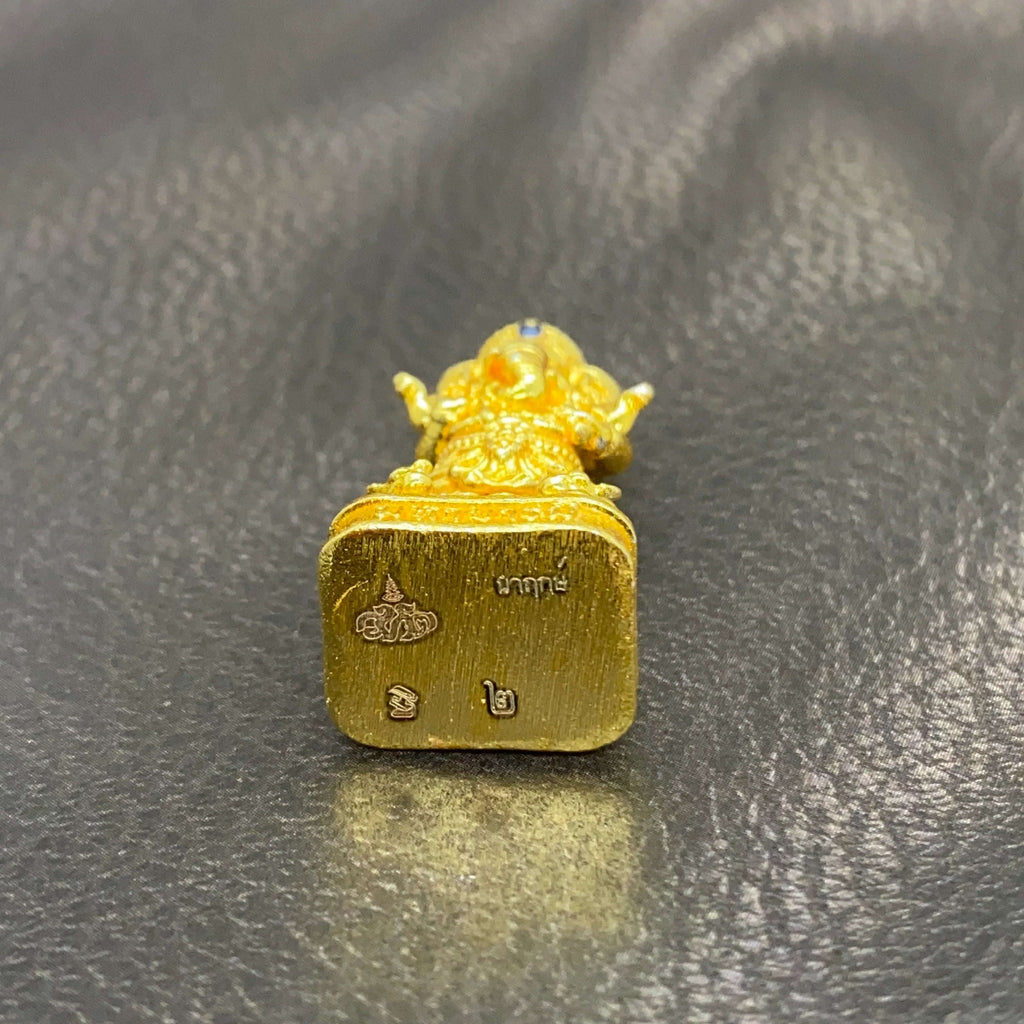 Authentic Thai Ganesha Amulet for Supreme Wisdom, Wealth, Success, and Protection