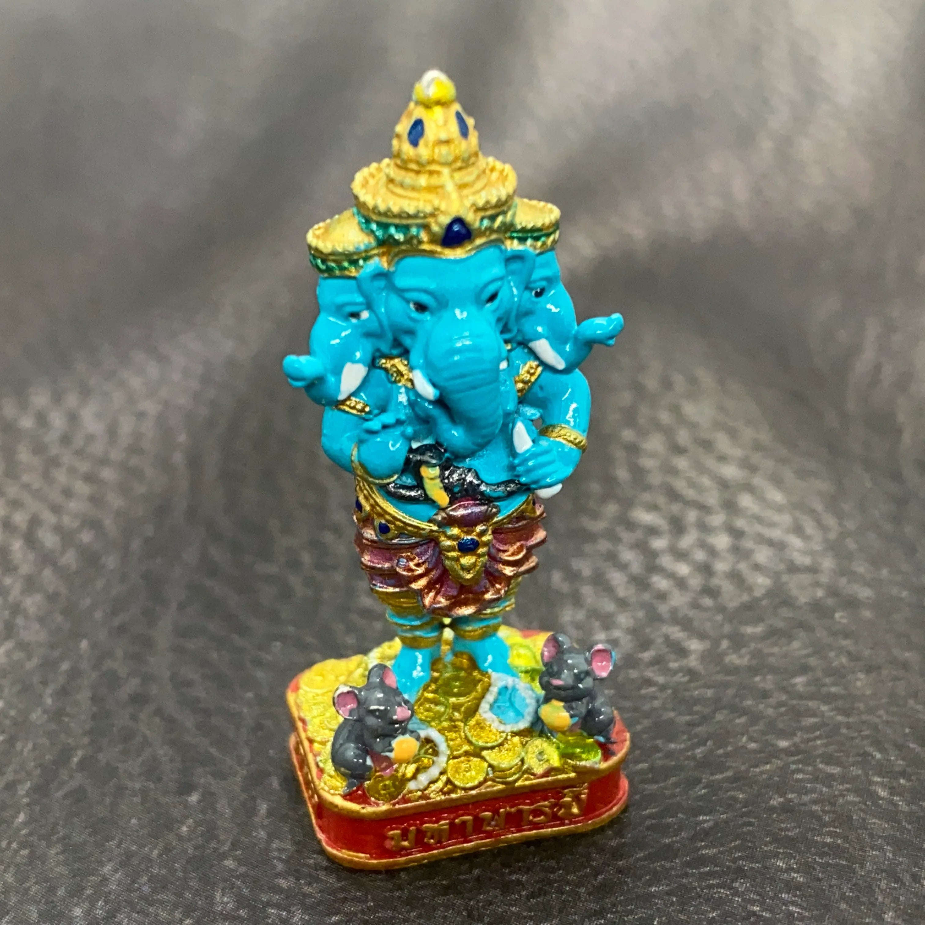 Authentic Thai Ganesha Amulet for Supreme Wisdom, Wealth, Success, and Protection