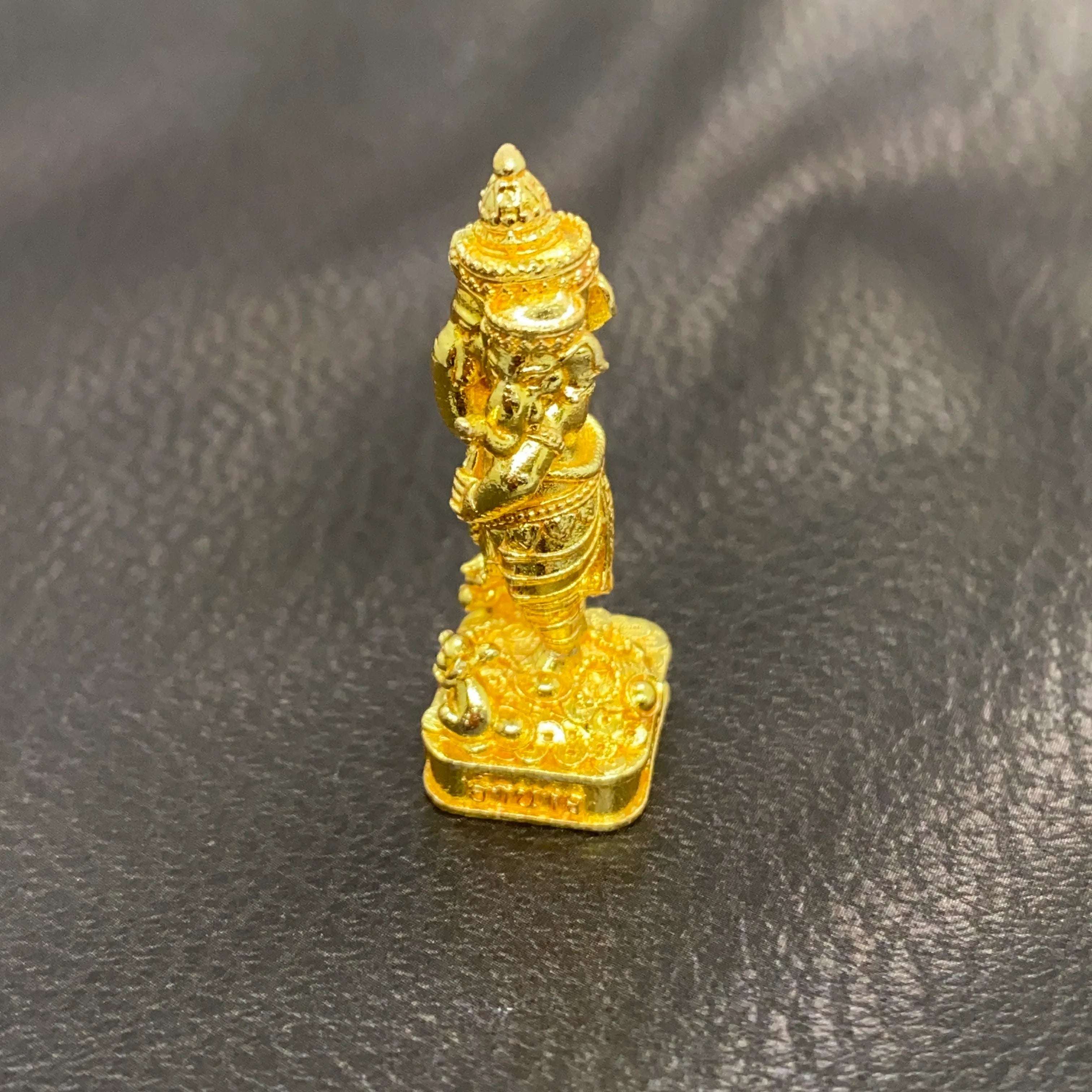 Authentic Thai Ganesha Amulet for Supreme Wisdom, Wealth, Success, and Protection