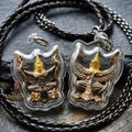 Authentic Thai Garuda Amulet "Phaya Krut Golden Head Fire-Surfaced Bronze Edition" - Majestic Two-Tone Sacred Bronze Pendant Thai Blessing Co By RURUECHA