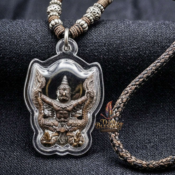 Authentic Thai Garuda Amulet "Phaya Krut Nam Ruek Sacred Bronze Edition" - Majestic Sacred Bronze Alloy Pendant Thai Blessing Co By RURUECHA
