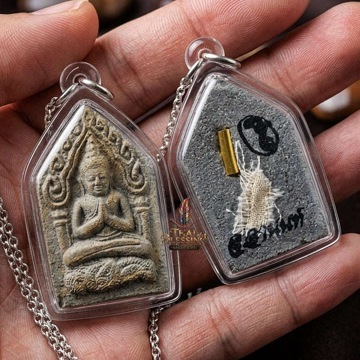 Authentic Thai Khun Paen Amulet "108 Ton 1st Batch BE 2555" - Supreme Love Charm, Seductive Charisma & Lucky Windfalls Thai Blessing Co By RURUECHA
