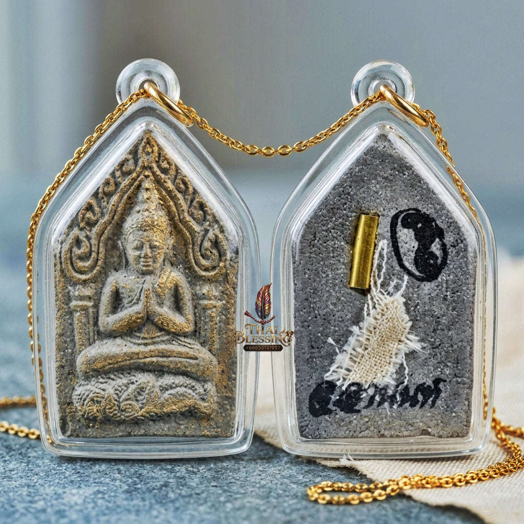 Authentic Thai Khun Paen Amulet "108 Ton 1st Batch BE 2555" - Supreme Love Charm, Seductive Charisma & Lucky Windfalls Thai Blessing Co By RURUECHA