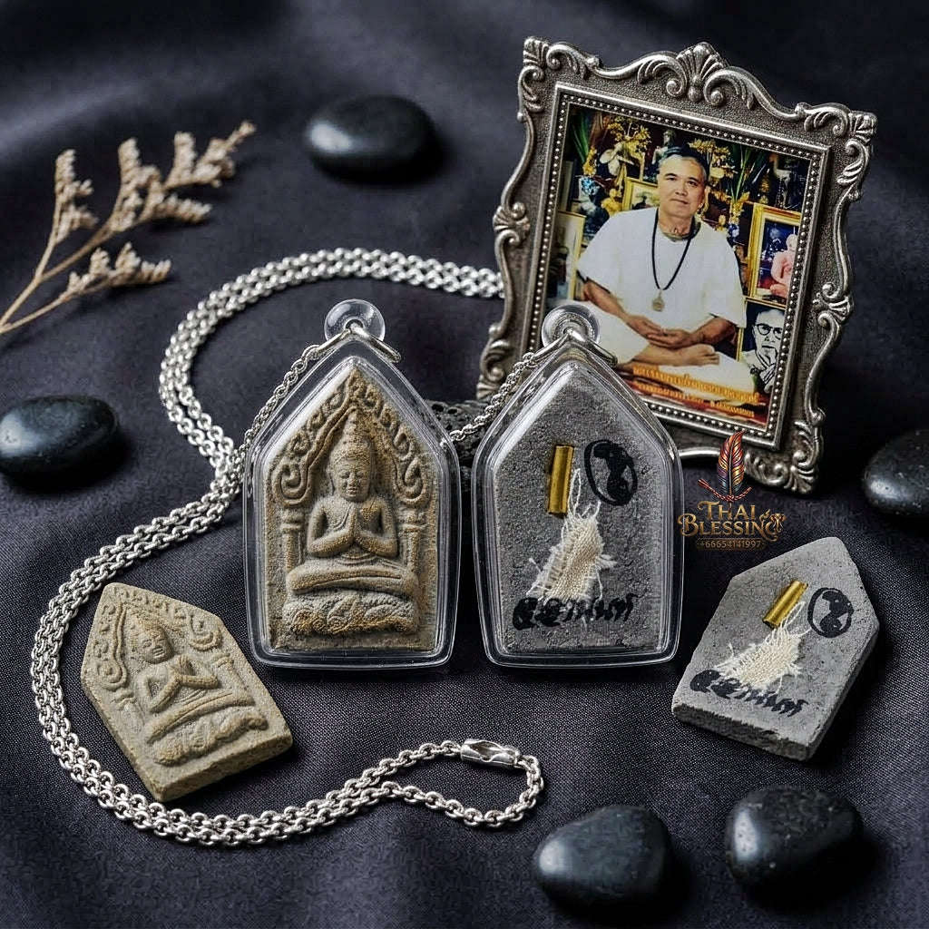 Authentic Thai Khun Paen Amulet "108 Ton 1st Batch BE 2555" - Supreme Love Charm, Seductive Charisma & Lucky Windfalls Thai Blessing Co By RURUECHA