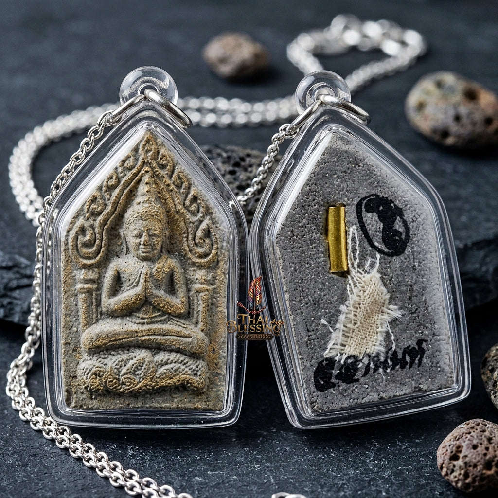 Authentic Thai Khun Paen Amulet "108 Ton 1st Batch BE 2555" - Supreme Love Charm, Seductive Charisma & Lucky Windfalls Thai Blessing Co By RURUECHA