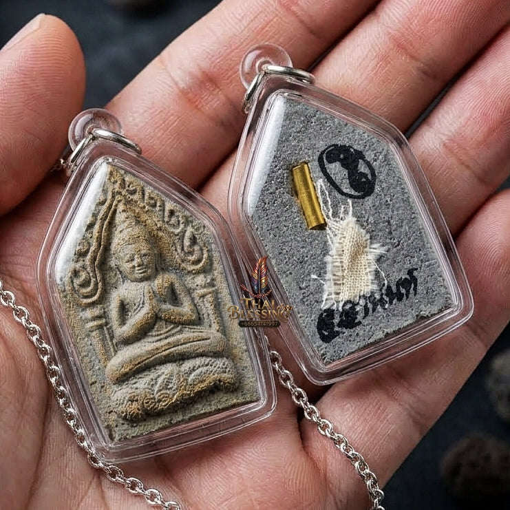 Authentic Thai Khun Paen Amulet "108 Ton 1st Batch BE 2555" - Supreme Love Charm, Seductive Charisma & Lucky Windfalls Thai Blessing Co By RURUECHA