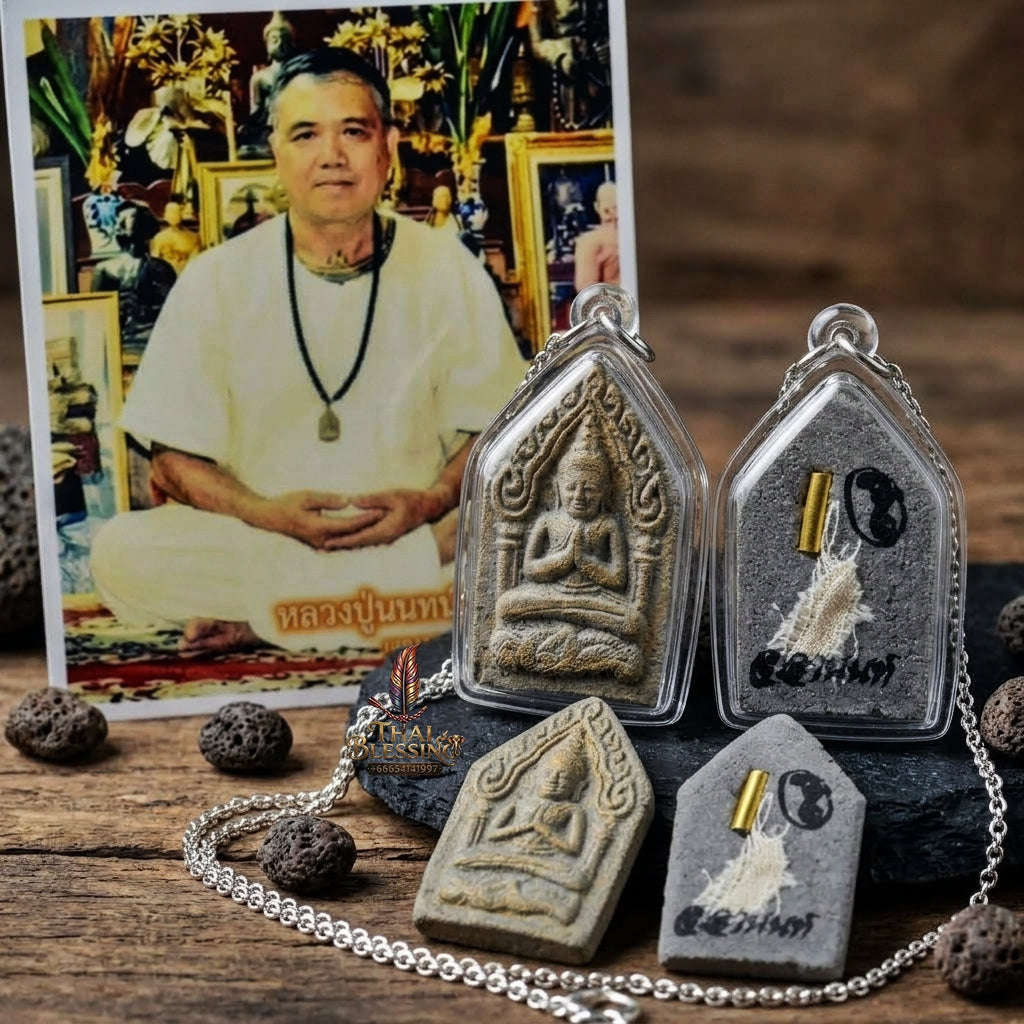 Authentic Thai Khun Paen Amulet "108 Ton 1st Batch BE 2555" - Supreme Love Charm, Seductive Charisma & Lucky Windfalls Thai Blessing Co By RURUECHA