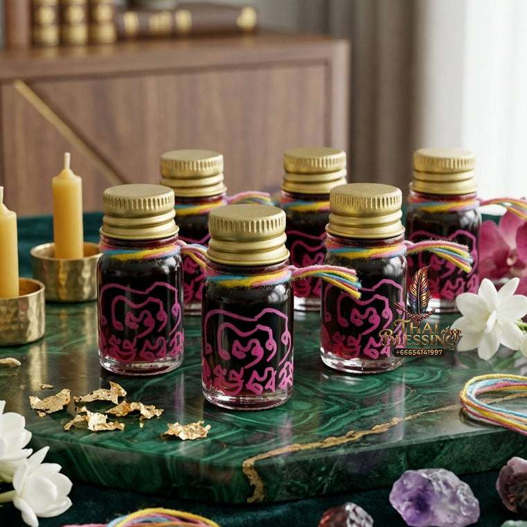 ✨ Authentic Thai "Kreua Khao Long" Charm Oil – Phra Arjarn Se, Wat Phung Daet (2026) – Ready to Wear Thai Blessing Co By RURUECHA