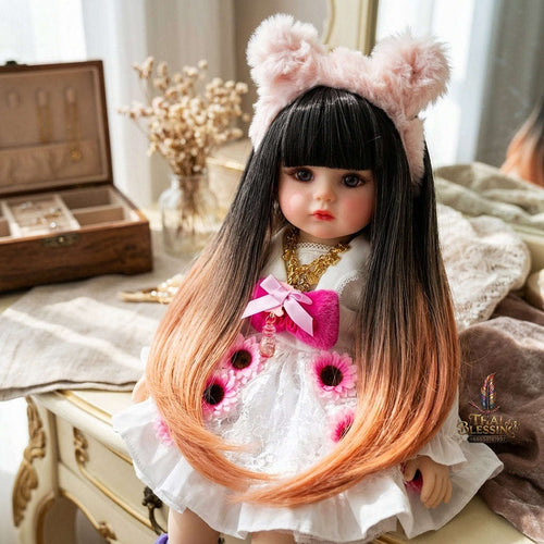 Authentic Thai Kumaree Look Thep Female Spirit Child Doll - 20-Inch Handmade Fantasy for Extreme Metta Charm, Business Wealth & Luck Thai Blessing Co By RURUECHA