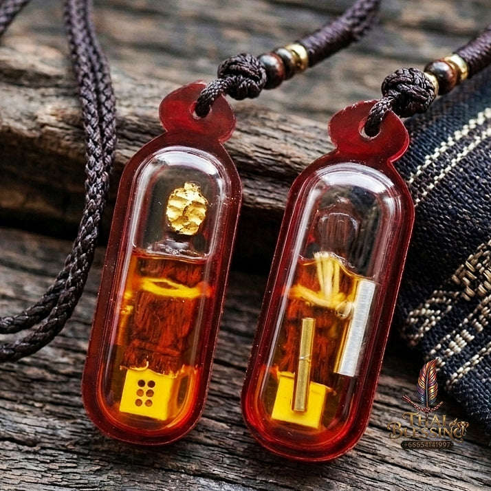 Authentic Thai Lanna Amulet "Kuman Thong Lanna - Hand-Carved Star Gooseberry Wood" - Supreme Customer Magnet, Millionaire Wealth Attraction & Business Prosperity