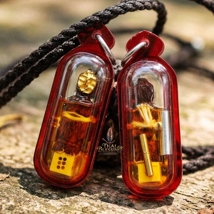 Authentic Thai Lanna Amulet "Kuman Thong Lanna - Hand-Carved Star Gooseberry Wood" - Supreme Customer Magnet, Millionaire Wealth Attraction & Business Prosperity