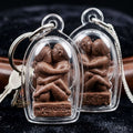 Authentic Thai Love Amulet "In Khoo Maha Saneh Leh Roi Rak BE 2558" - Secret Sacred Isan-Lanna Brown Charm Powder Seductive Talisman