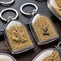 Authentic Thai Love Amulet "In Maha Saneh BE 2553" - Golden Dok Thong Herbal Powder & Silver Takrut Seductive Talisman Thai Blessing Co By RURUECHA