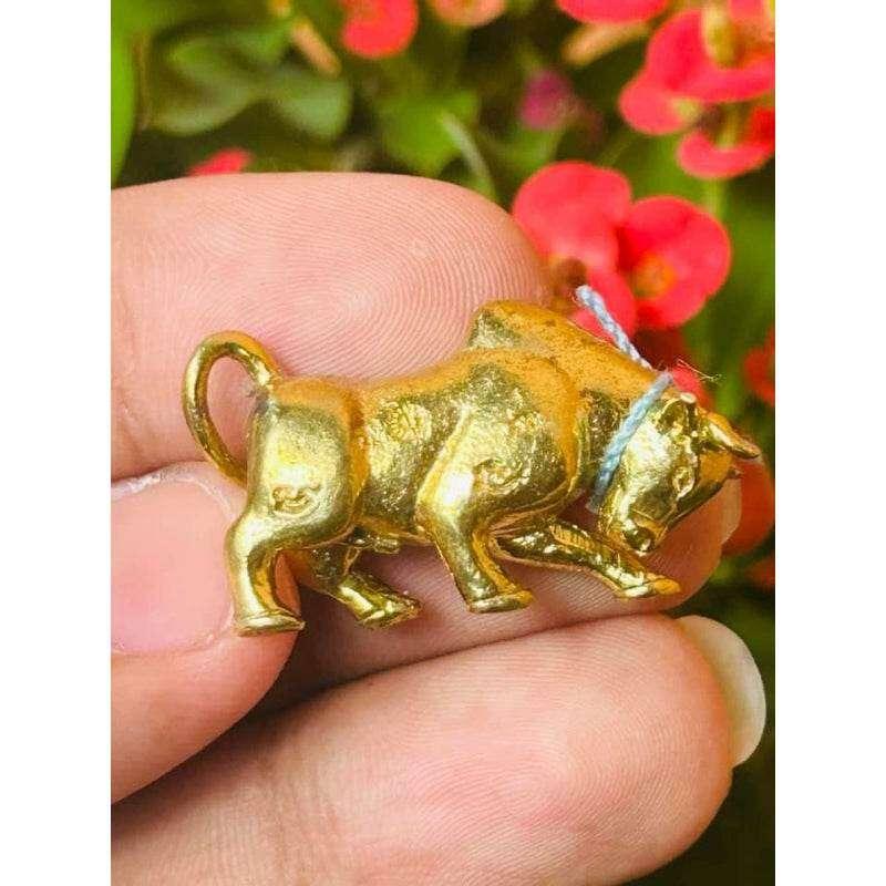 Authentic Thai Lucky Charm Bull for Abundance and Prosperity