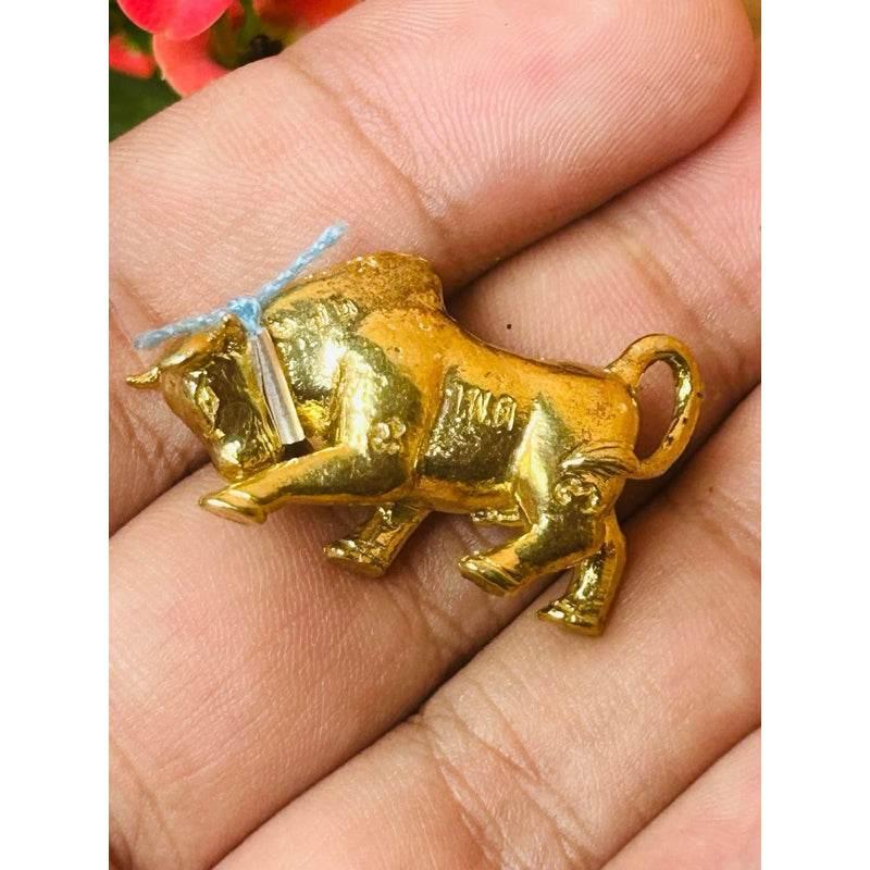 Authentic Thai Lucky Charm Bull for Abundance and Prosperity