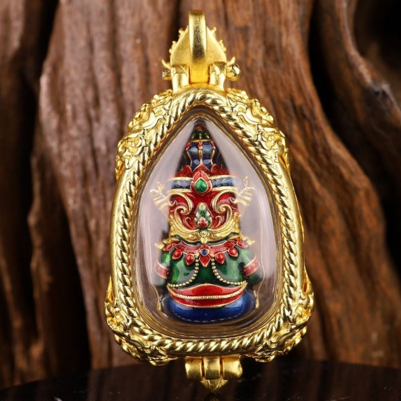 Authentic Thai Lucky Charm Pendant Supreme Guardian of Fortune and Protection