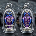 Authentic Thai Owl Wealth Amulet "Nok Thuet Thue BE 2565" - Silver Plated & Enamel Night Fortune Owl Pendant Thai Blessing Co By RURUECHA