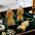 ✨ Authentic Thai "Phra Nak Prok" (Naga-Protected Buddha) – Gold-Plated Bronze (2024 "Great Buddha of Wealth" Edition) Thai Blessing Co By RURUECHA