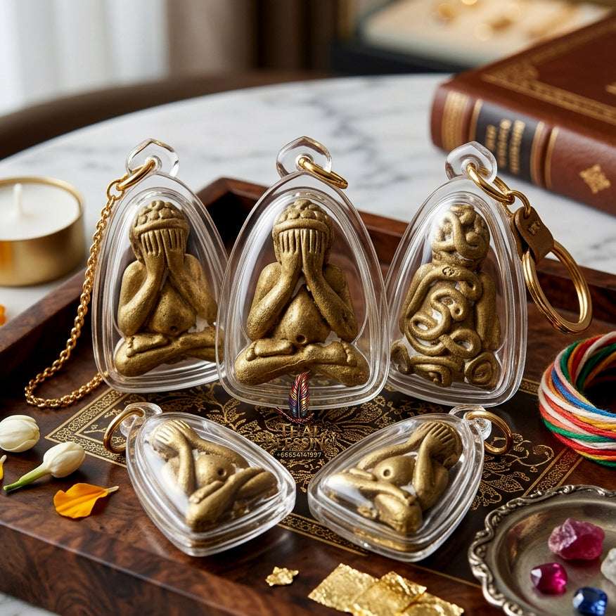 ✨ Authentic Thai "Phra Phakawambodi" (Phra Pidta) – Khan Long Hin (Bell Metal) Alloy (Luang Phor Pian 2004 Edition) Thai Blessing Co By RURUECHA