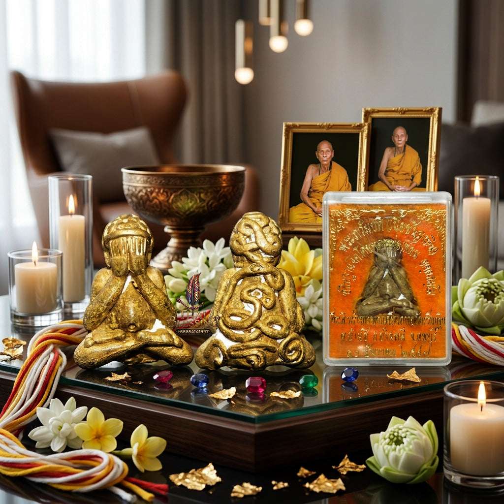 ✨ Authentic Thai "Phra Phakawambodi" (Phra Pidta) – Khan Long Hin (Bell Metal) Alloy (Luang Phor Pian 2004 Edition) Thai Blessing Co By RURUECHA