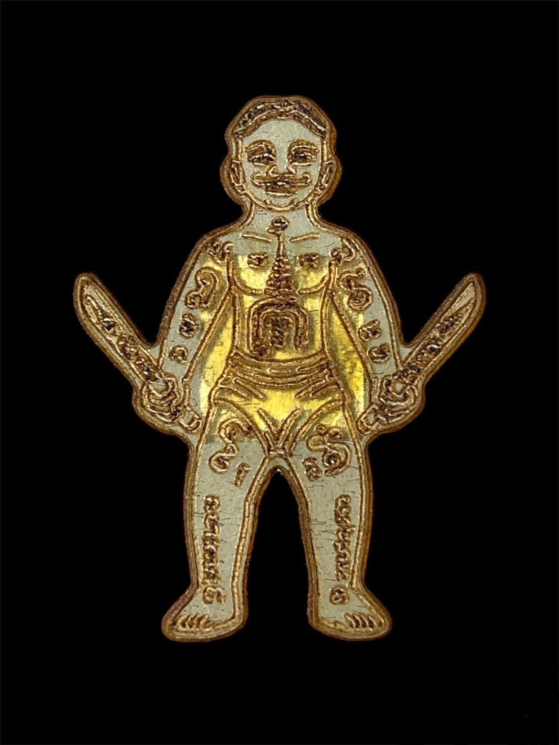 Authentic Thai Protective Charm - Enchanted Puppet Drum Skin Amulet