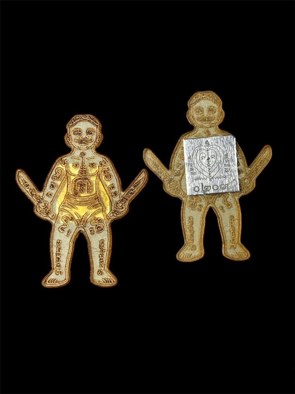 Authentic Thai Protective Charm - Enchanted Puppet Drum Skin Amulet