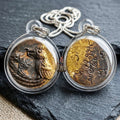 Authentic Thai Sacred Amulet "Cast Salika Bird Feeding Its Chicks - Thong Thip Brass Edition 2020" by Archan Plien Hatthananon, Wat Khao Or Thai Blessing Co By RURUECHA