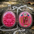 Authentic Thai Sacred Amulet "Nine-Tailed Fox Queen Spirit - Pink Enchantment Edition 2025" (Pink Charm Powder) Thai Blessing Co By RURUECHA