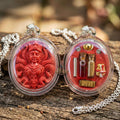 Authentic Thai Sacred Amulet "Nine-Tailed Fox Queen Spirit - Ultimate Seduction Edition 2025" (Red Sacred Charm Powder) by Hermit Reusi Det, Pachaa Rattanakosin Thai Blessing Co By RURUECHA