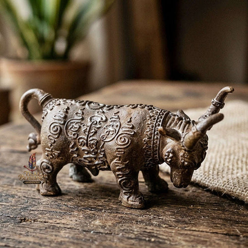 Authentic Thai Sacred Mahingsa Phokhasap (Kwai Thanu Sacred Guardian Buffalo) - Ancient Cast Bronze for Ultimate Protection, Evil Shield & Wealth Attraction Thai Blessing Co By RURUECHA