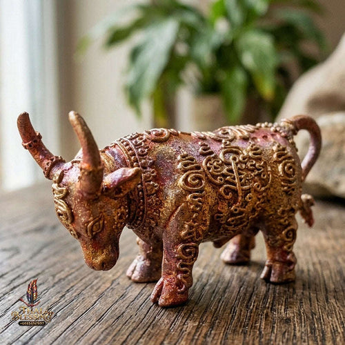 Authentic Thai Sacred Mahingsa Phokhasap (Kwai Thanu Sacred Guardian Buffalo) - Rainbow Flame Copper for Ultimate Protection, Evil Shield & Wealth Attraction Thai Blessing Co By RURUECHA