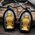 Authentic Thai Sacred Nok Theid Theud Owl Amulet (Chao Sap Rattikan) for Night Gambling Luck, Wealth Attraction & Business Trade Thai Blessing Co By RURUECHA