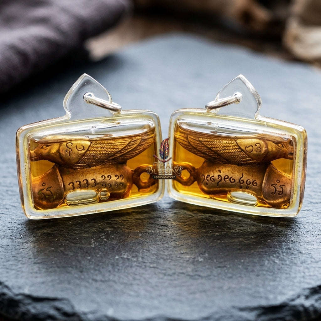 Authentic Thai Sacred Palad Khik Sarika (Sweet-Talking Birds & Palad Khik Charm Amulet) for Irresistible Metta Maha Saneh, Persuasive Negotiation, Business Sales & Wealth Luck Thai Blessing Co By RURUECHA