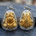 Authentic Thai Sacred Phaya Kop Kin Duan (Moon-Devouring Fortune Frog Talisman) for Wealth Luck, Gambling Fortune, Zodiac Clash Defense & Career Elevation Thai Blessing Co By RURUECHA