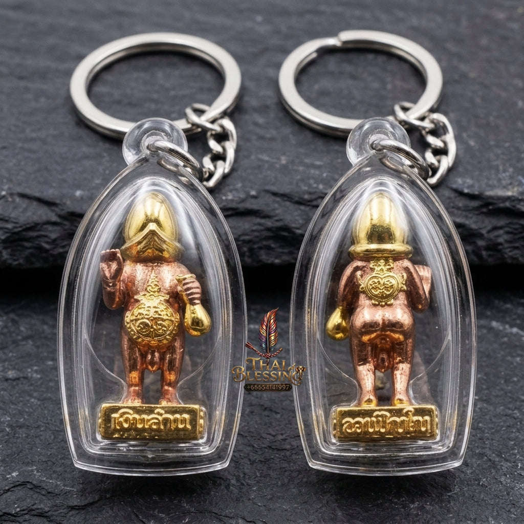 Authentic Thai Sacred Phet Phaya Thon Amulet (Kwak Ngern Lan Edition) for Extreme Metta Charm, Wealth Attraction, Business Investment & Gambling Luck Thai Blessing Co By RURUECHA