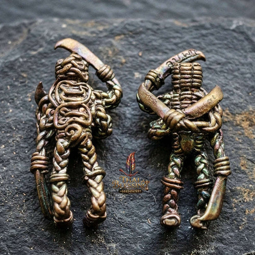 Authentic Thai Sacred Pho Hun Phayon Thewada Khanong Rit (Divine Warrior Spirit Guardian) - Nawa Loha 9-Metal Edition with Occult Steel Alloys for Ultimate Protection, Asset Shield, Black Magic Defense & Fortune Calling Thai Blessing Co By