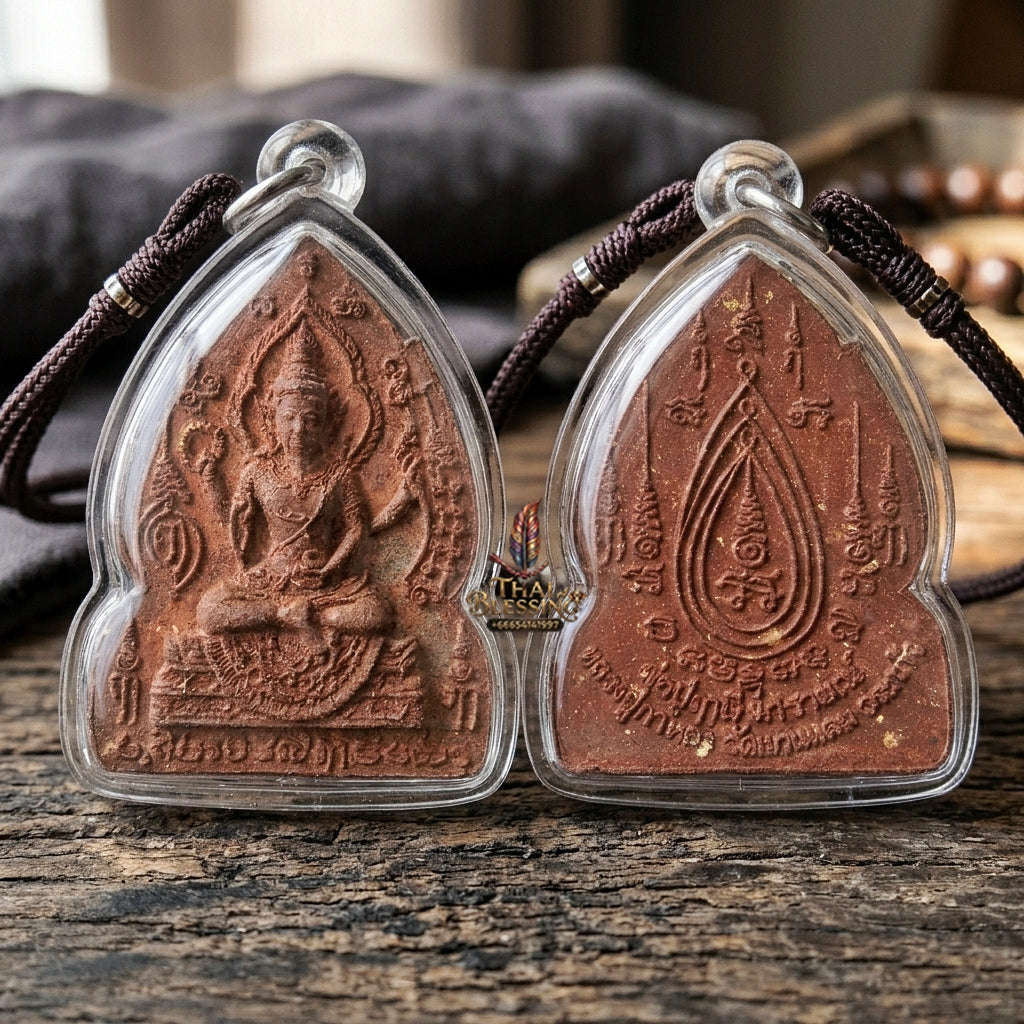 Authentic Thai Sacred Phra Phong Pu Rusi Narai (Vishnu Avatar Hermit Guru) for Ultimate Wisdom, Black Magic Shield, Metta Charisma & Universal Prosperity Thai Blessing Co By RURUECHA