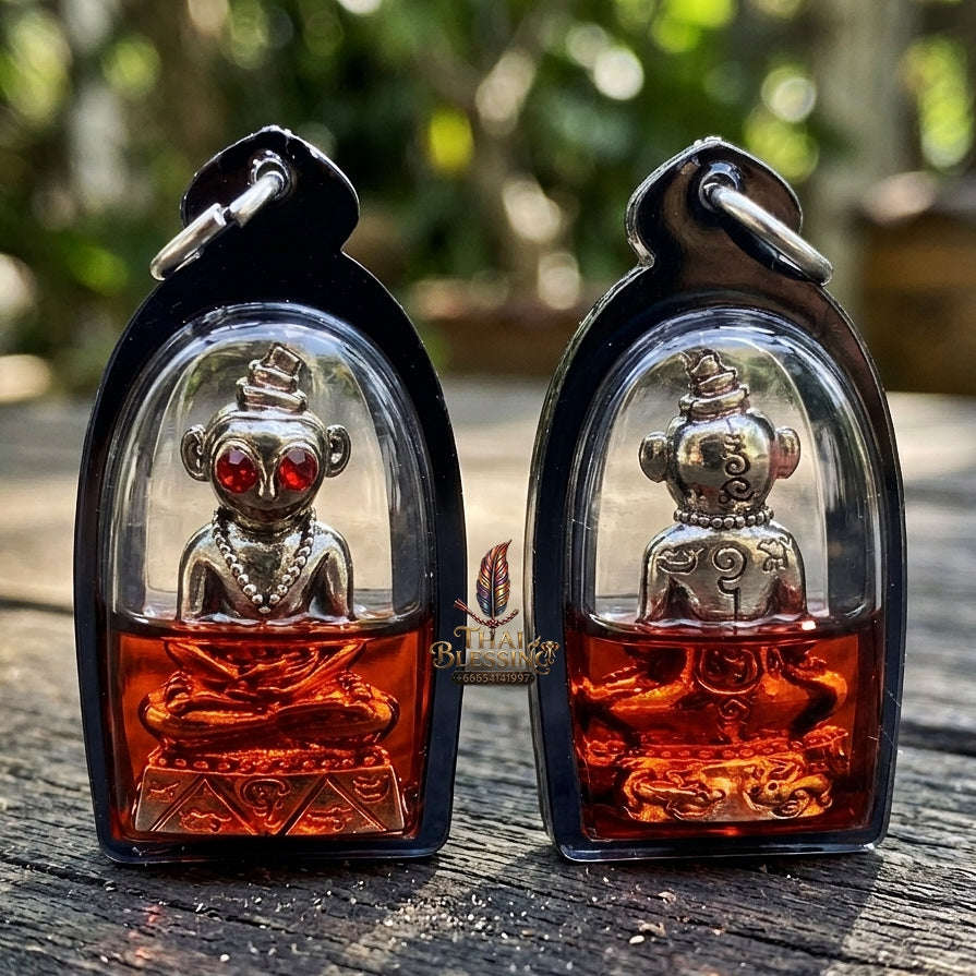Authentic Thai Sacred Phraya Ngang Chao Saneh Phitsawat Amulet - for Supreme Saneh Charm, Wealth Fortune & Invulnerability Protection Thai Blessing Co By RURUECHA